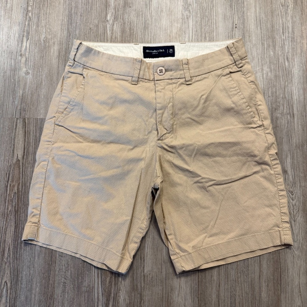 Abercrombie & Fitch Mens 29 Stretch‎ Khaki Shorts